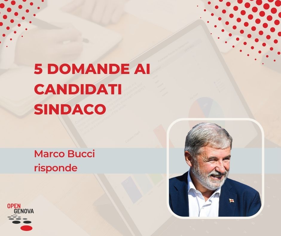 Marco Bucci risponde alle 5 domande di Open Genova